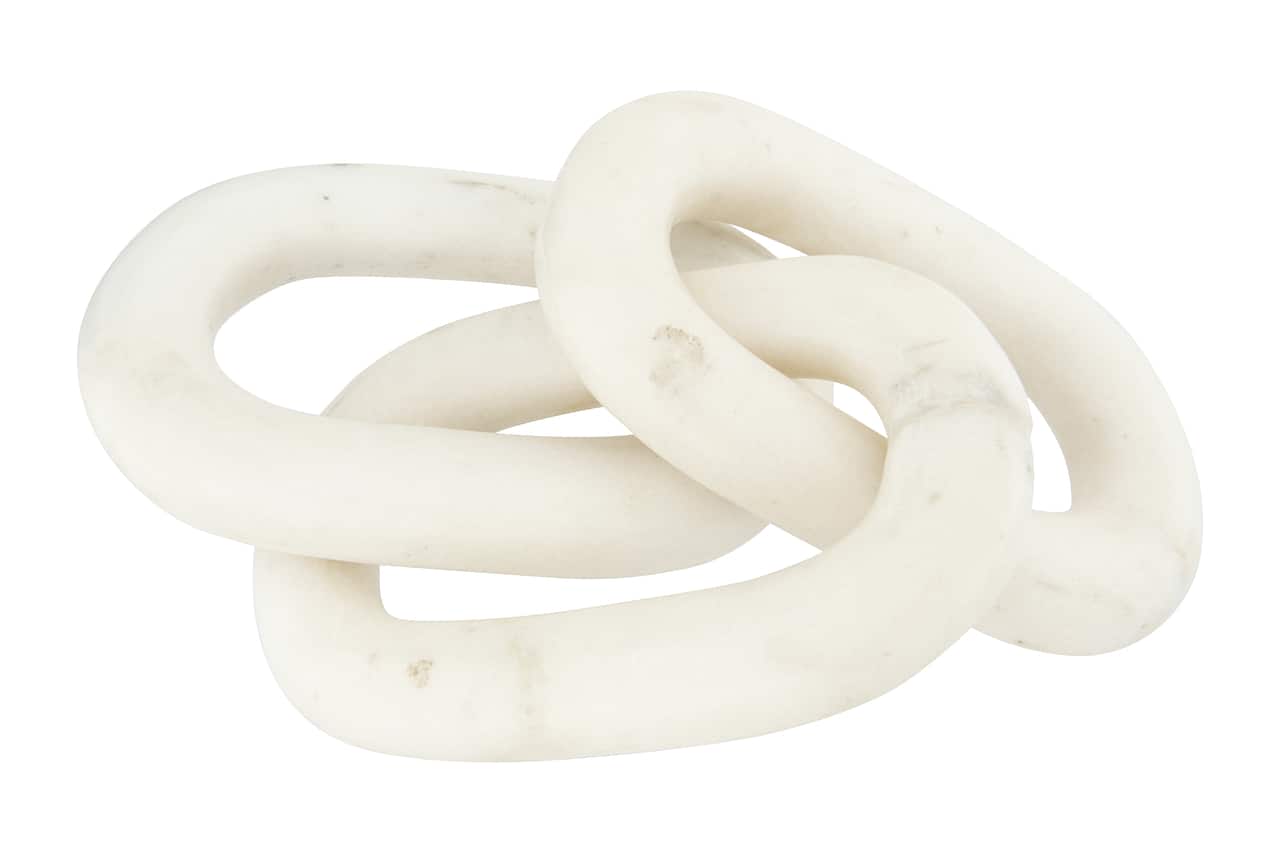 Hello Honey® 13" Decorative Marble Chain Link Figurine
